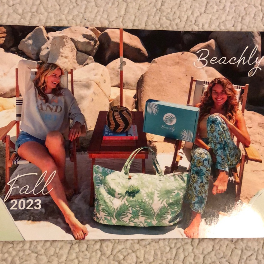 *Beachly* palm beach tote 👜